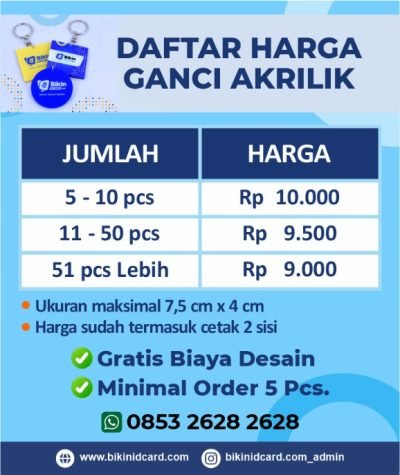 Harga ganci Akrilik (1)